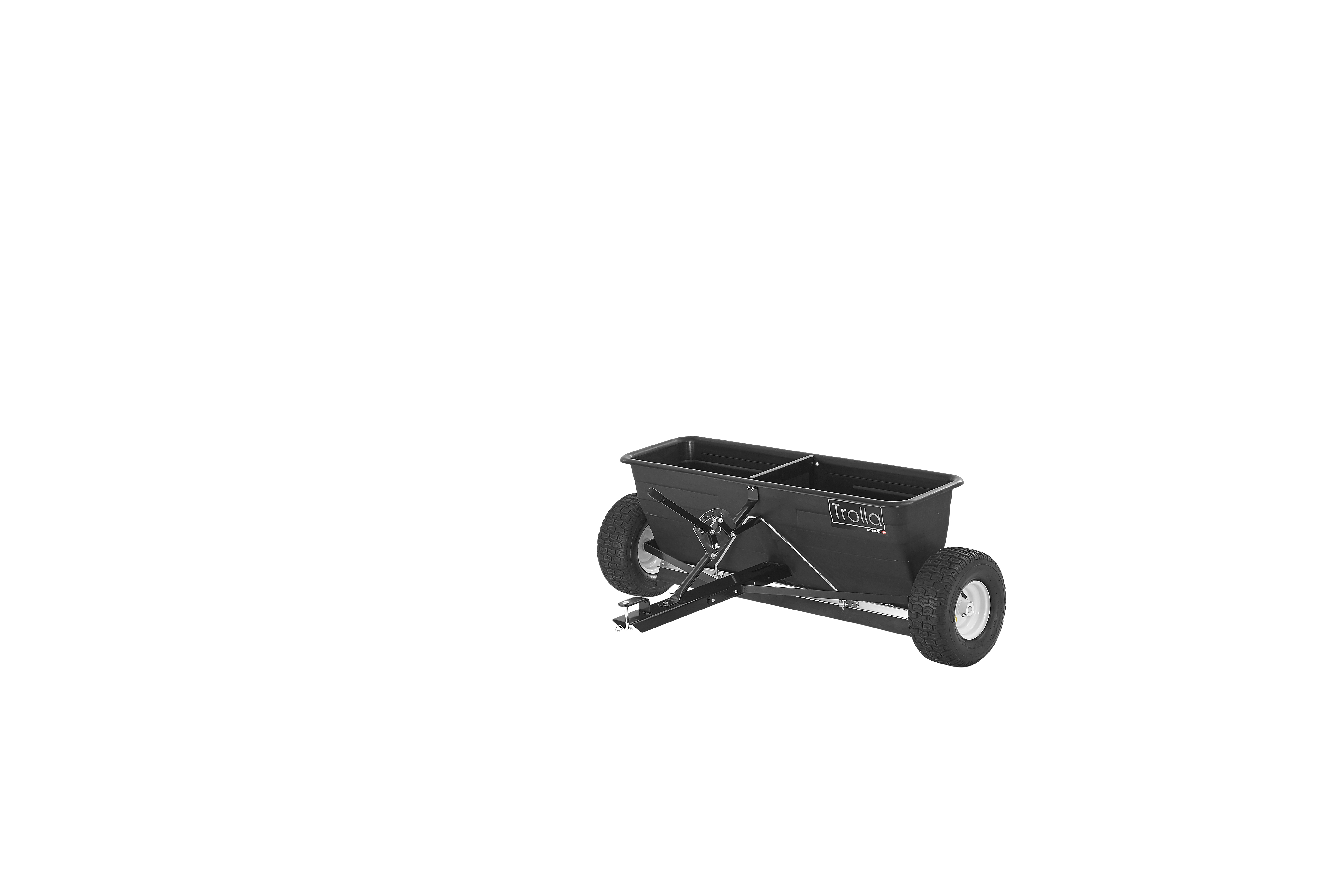 Esche Walzenstreuwagen zum Anhängen für Rasentraktor Streuwagen
