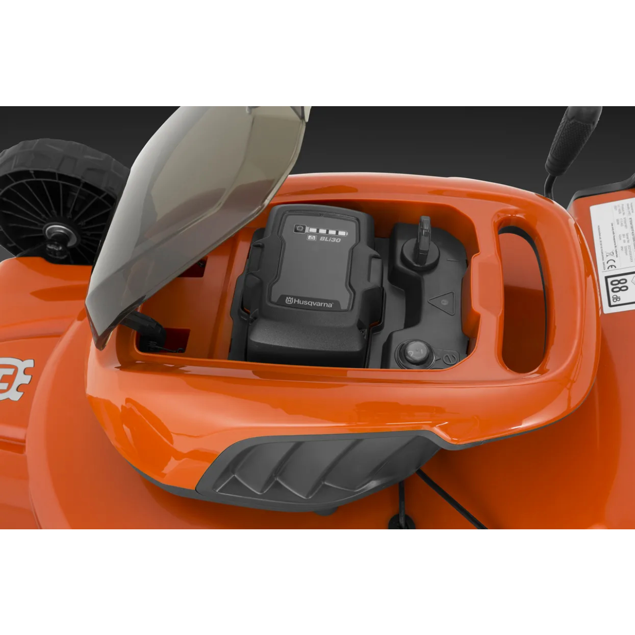 Husqvarna Akku-Rasenmäher LC 142i Set Akkuschacht Abdeckung