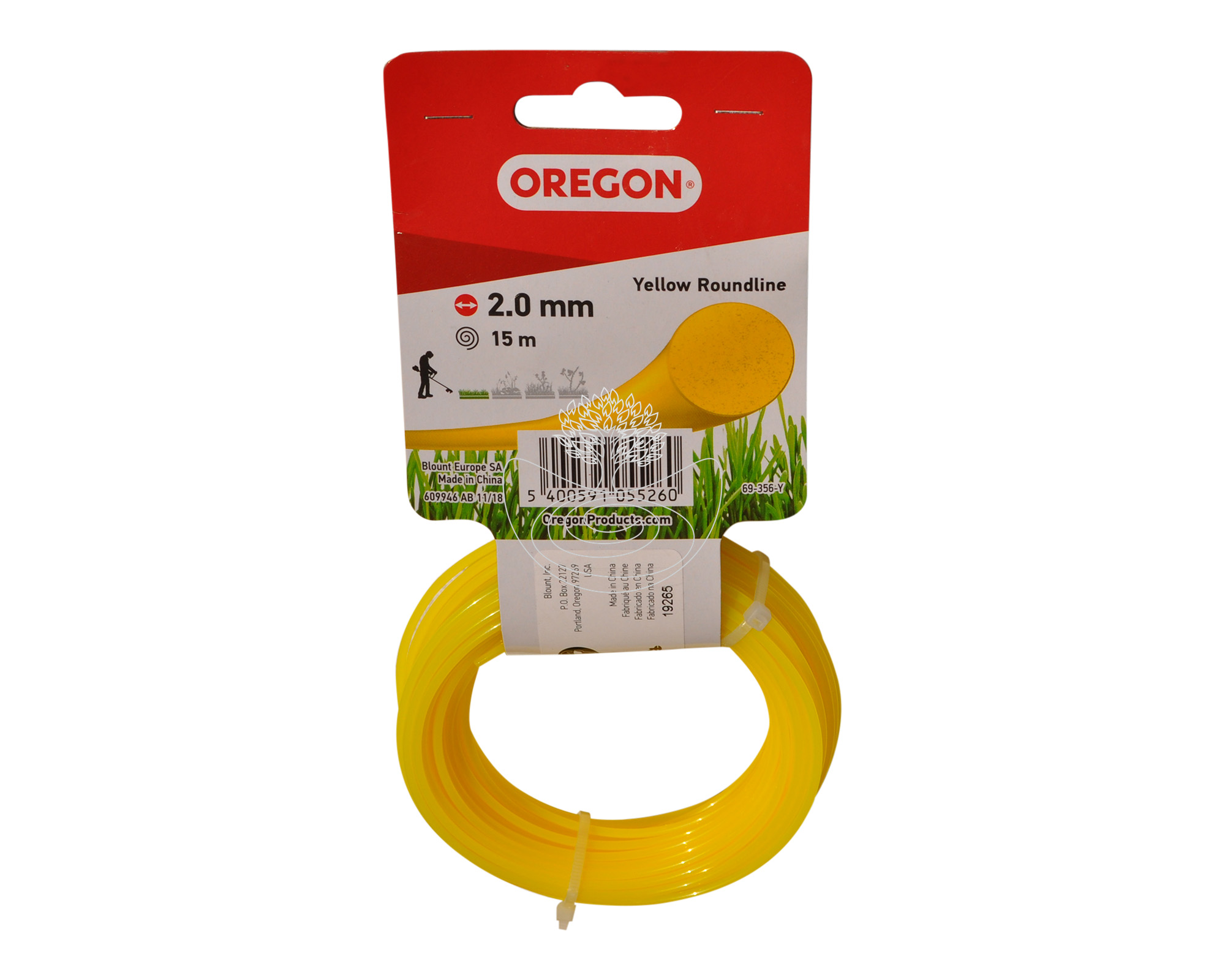 Oregon Yellow Roundline Mähfaden 2,0 x15m