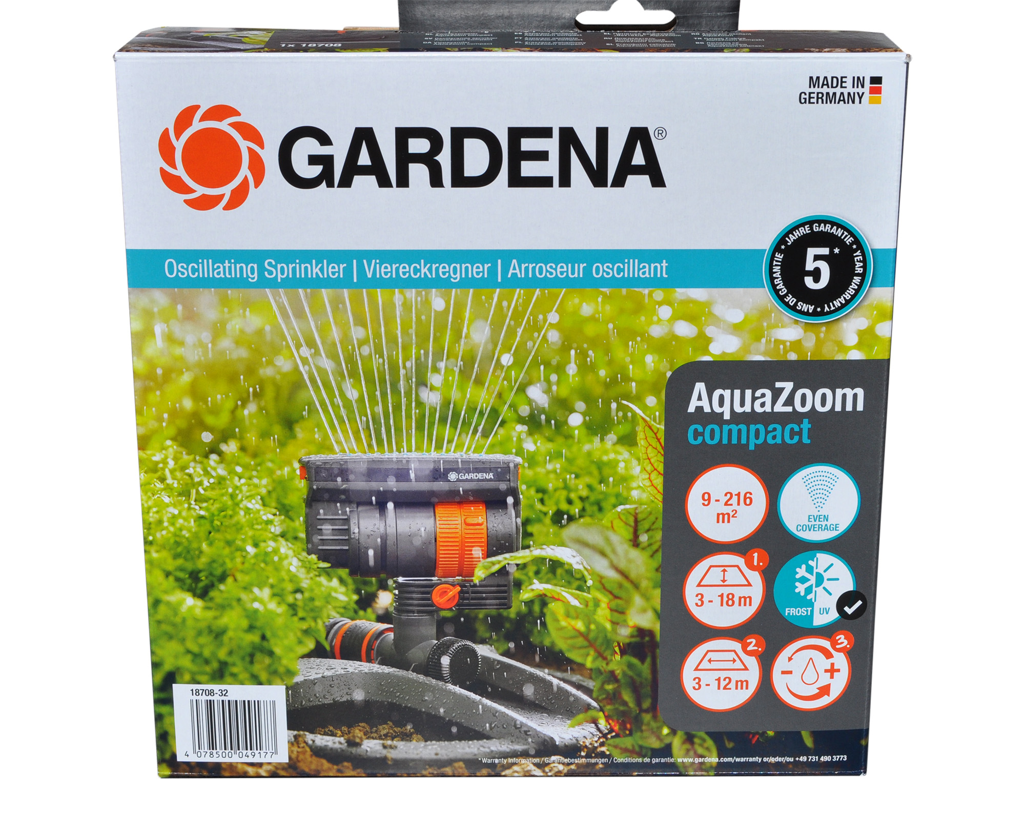 Gardena AquaZoom Compakt Viereckregngner