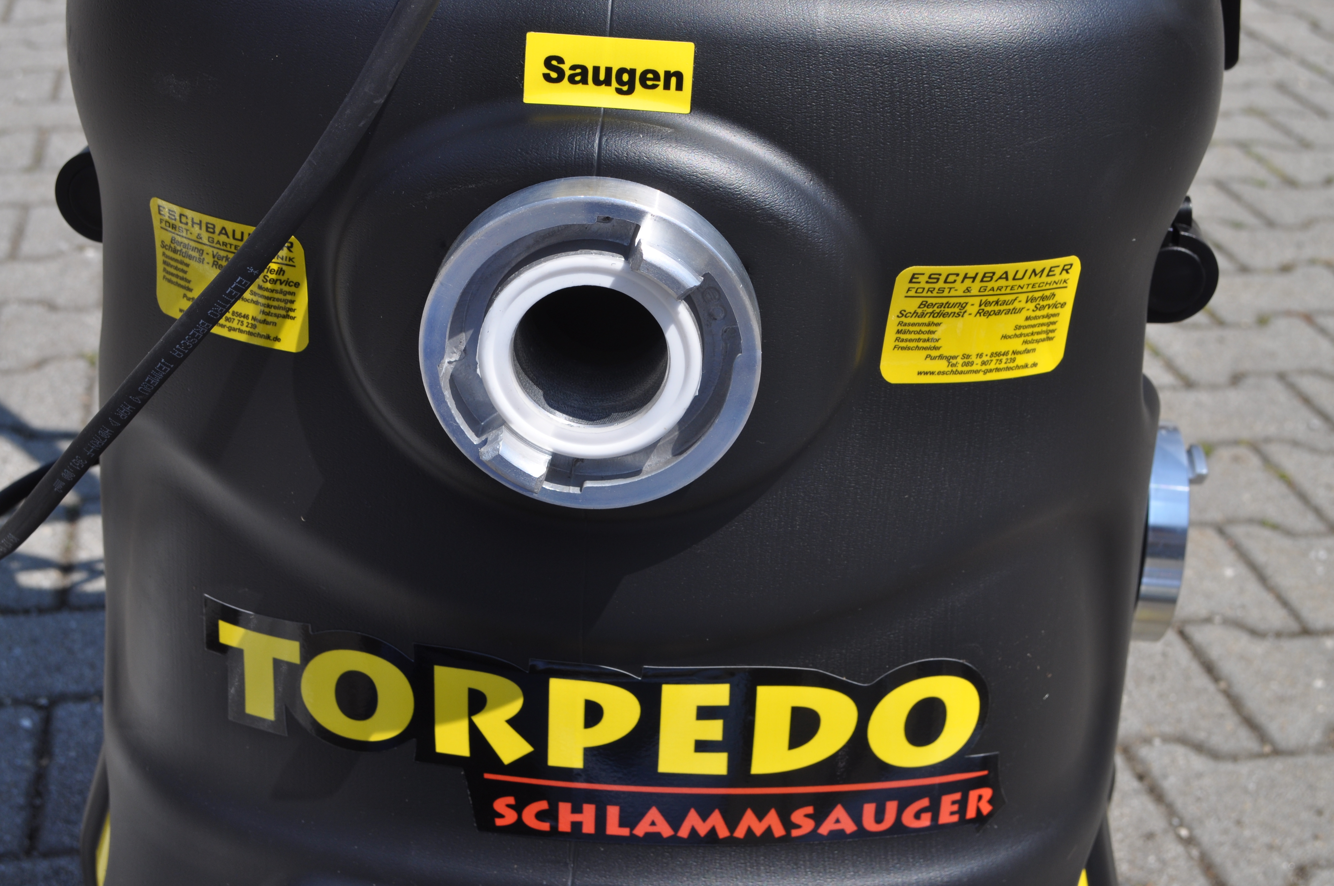 Rössle Torpedo Schlammsauger mit C-Schlauch