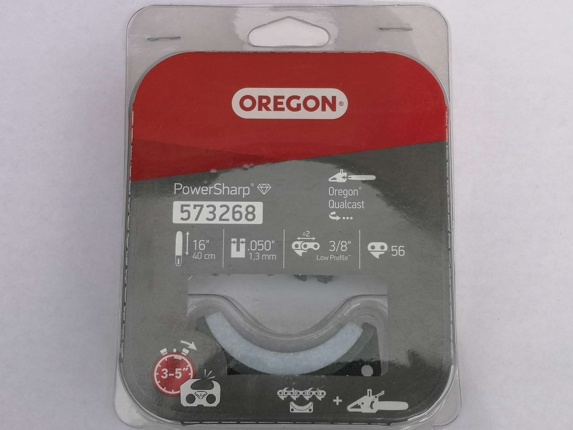 Oregon PowerSharp Motorsägenkette + Schleifstein für CS300