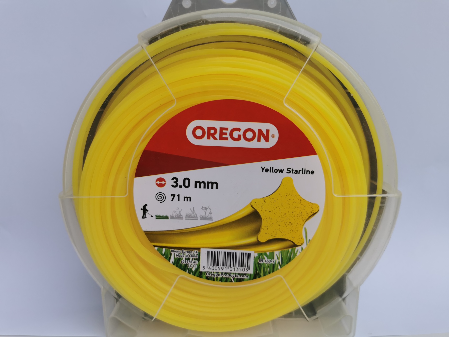 Oregon Yellow Starline Mähfaden 3,0mm x 71 m