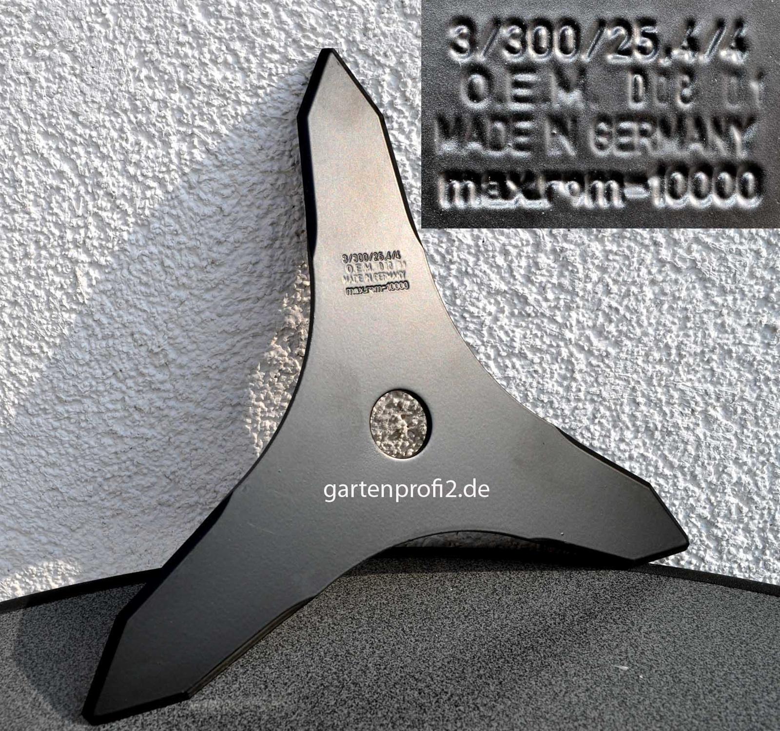 Esche Dickichtmesser für Freischneider oder Motorsense 25 mm Bohrung