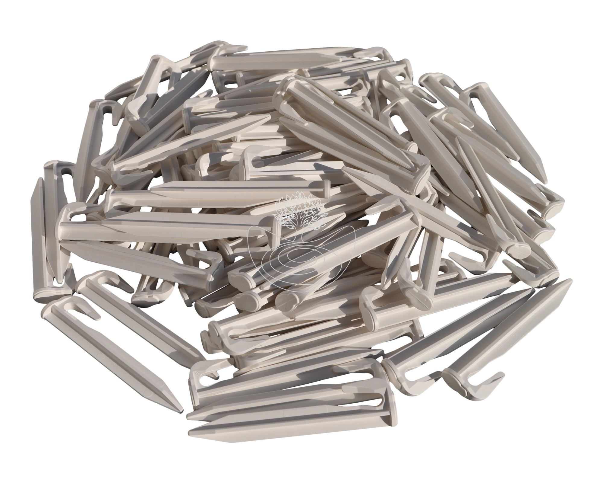 Esche Bio Erdnägel Haken (100er Pack)