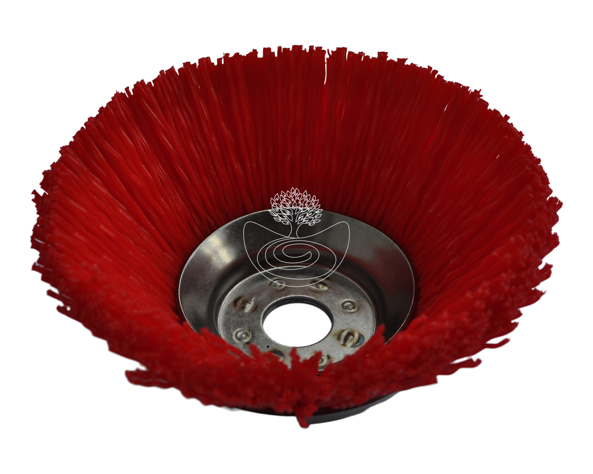 Esche Unkrautbürste 180 mm "rot" Kegelbürste