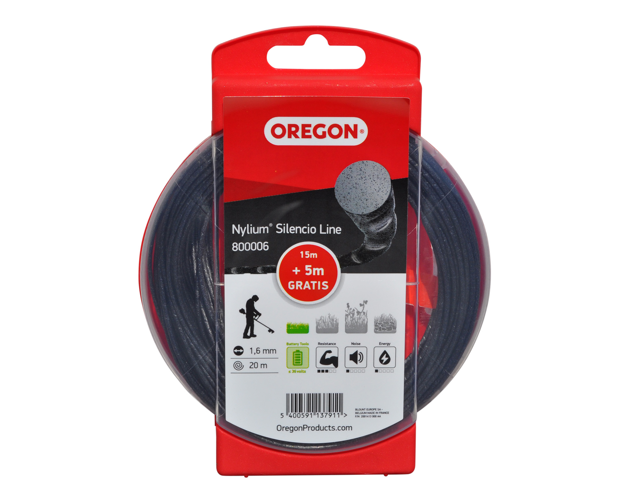 Oregon Silencio Nylium 1,6x20m