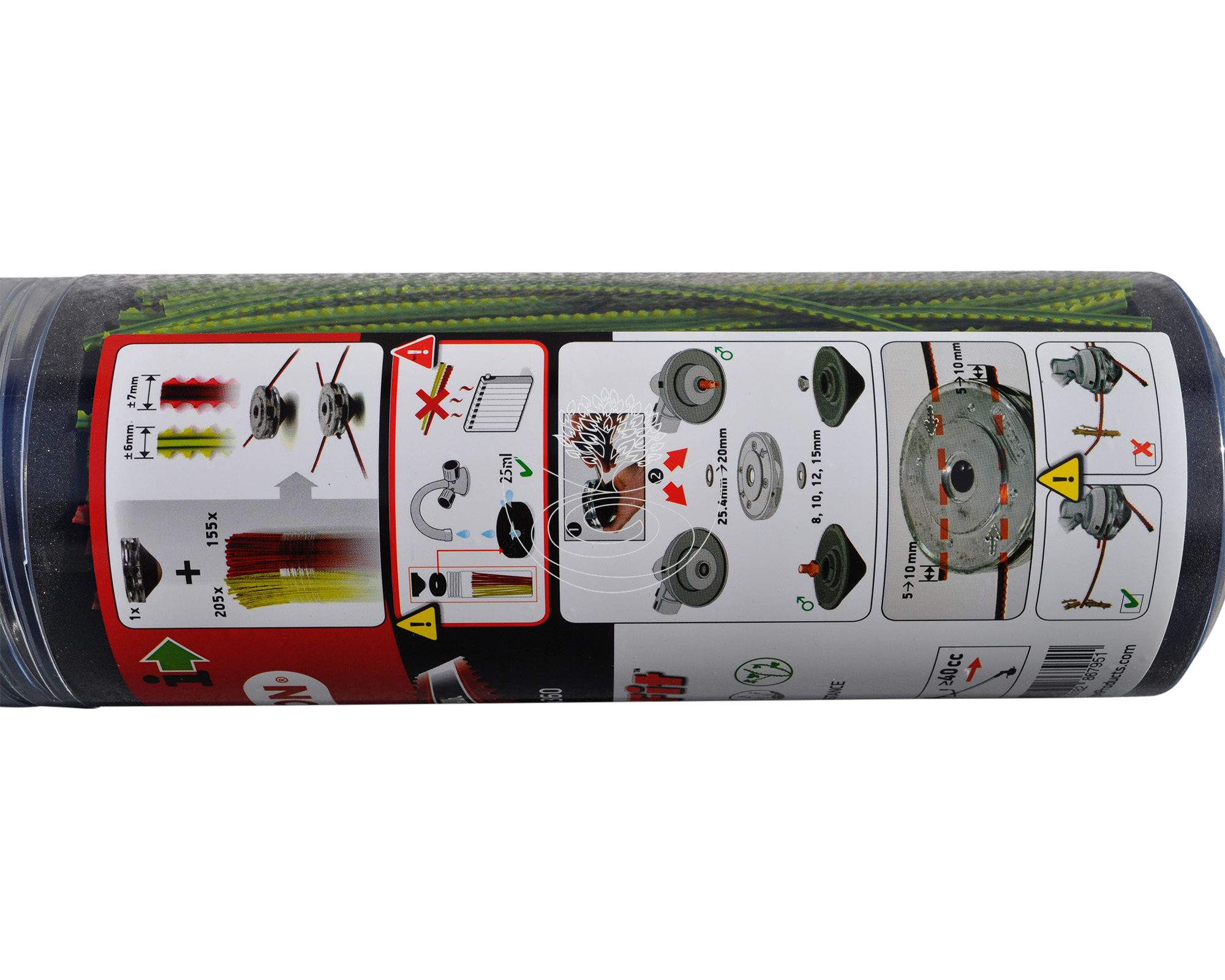 Techni Blade Set Alu 4-Fadenkopf Jet-Fit & Mähfäden Beschreibung