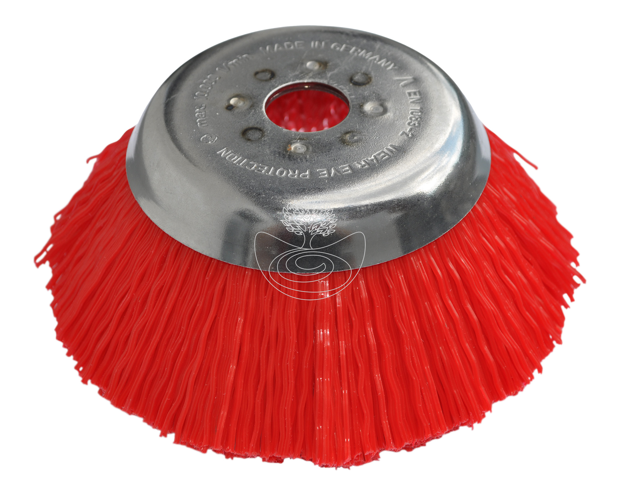 Esche Unkrautbürste 180 mm "rot" Kegelbürste