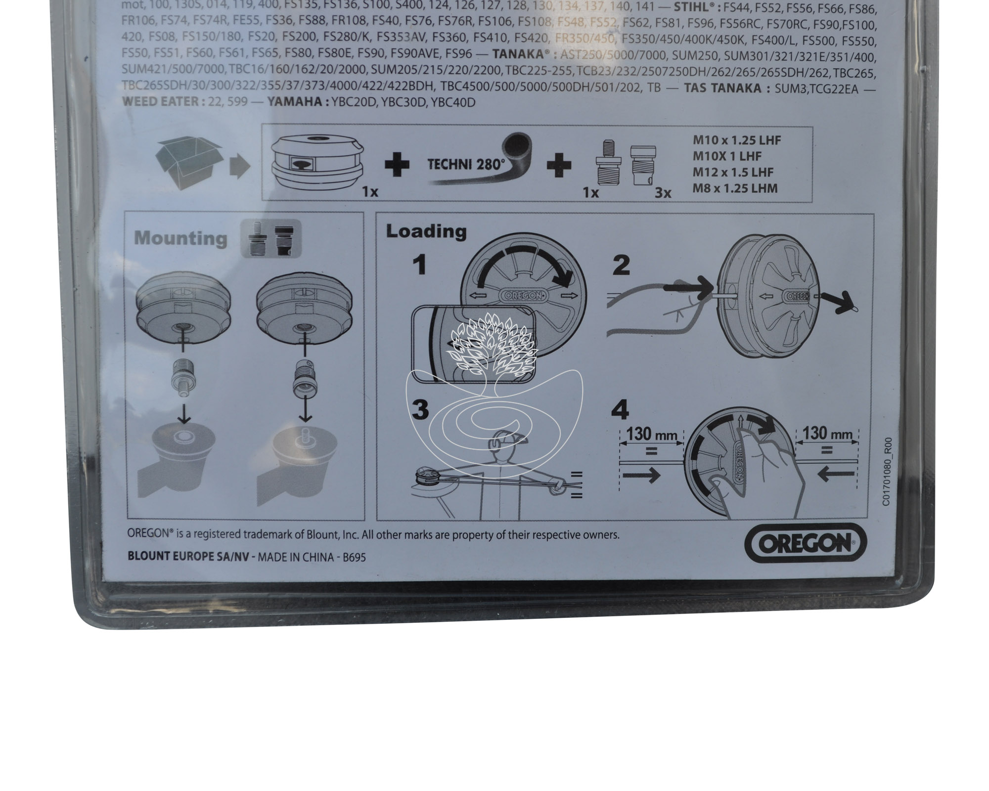 Oregon Fadenkopf Lightning Load 559059 groß ab 33ccm mit Adapter für viele Motorsensen