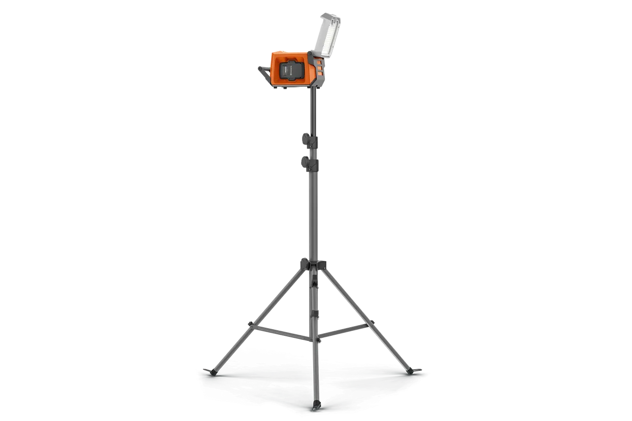 Husqvarna Stativ 1,35 m bis 3 m höhenverstellbar für Baustellenlampe WL8i LED Baustrahler