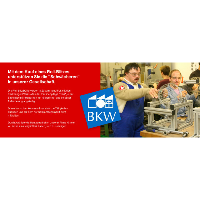 Feucht Roll-Blitz Walnuss (Teleskopstab) Rollblitz BKW