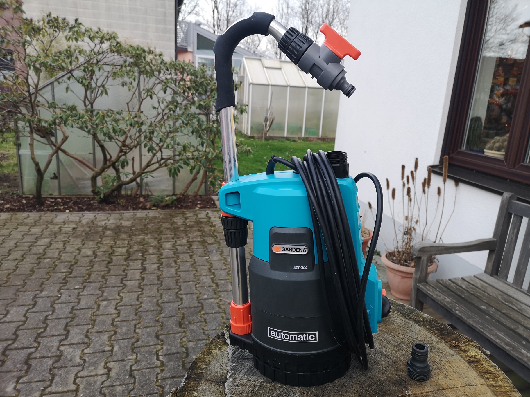 Gardena Regenfasspumpe Comfort 4000/2 automatic 500W
