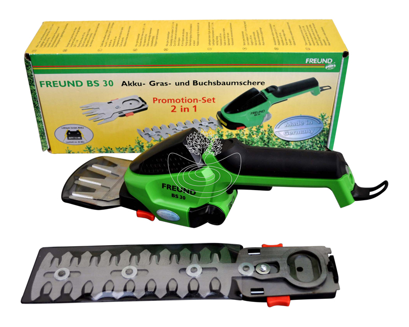 BS 30 Akku-, Gras- und Buchsbaumscheren Set