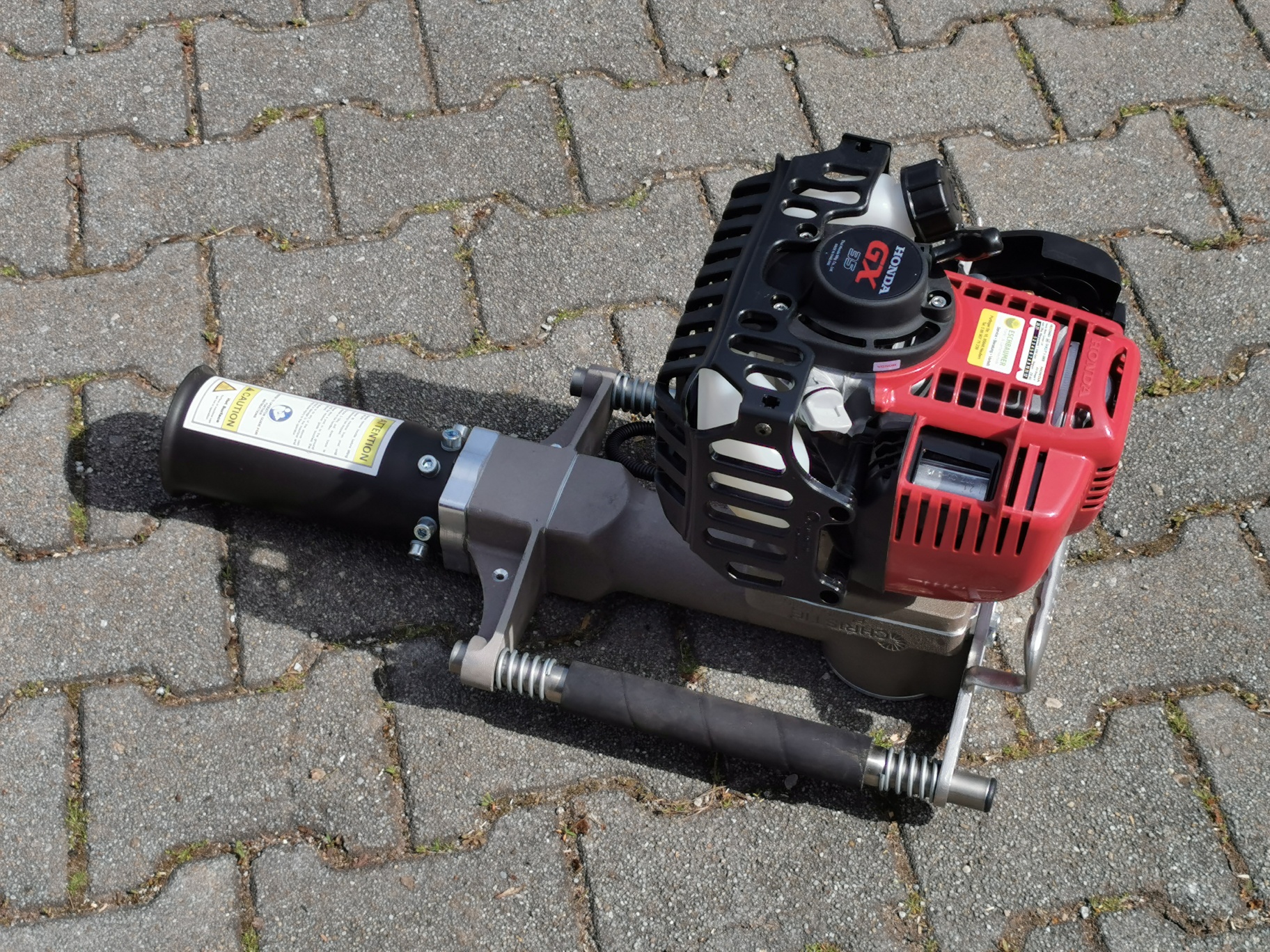 Esche Motorpfahlramme mit Honda 4-Takt Leichtstartmotor