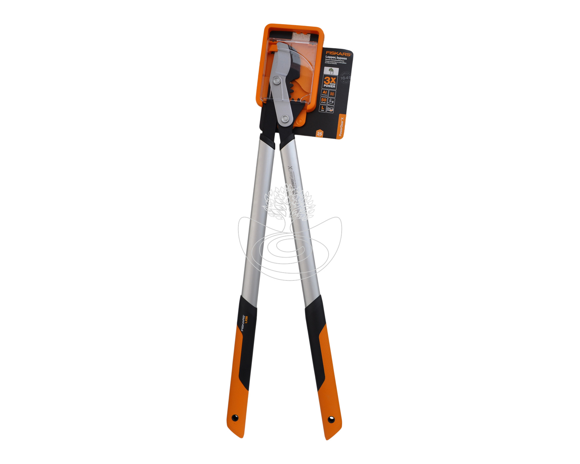 Fiskars Bypass PowerGear X Getriebe-Astschere LX98-L
