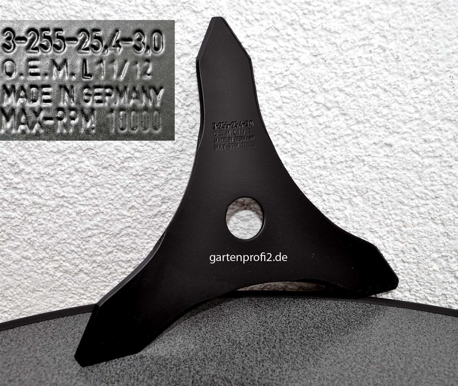 Esche Dickichtmesser für Freischneider oder Motorsense 25 mm Bohrung