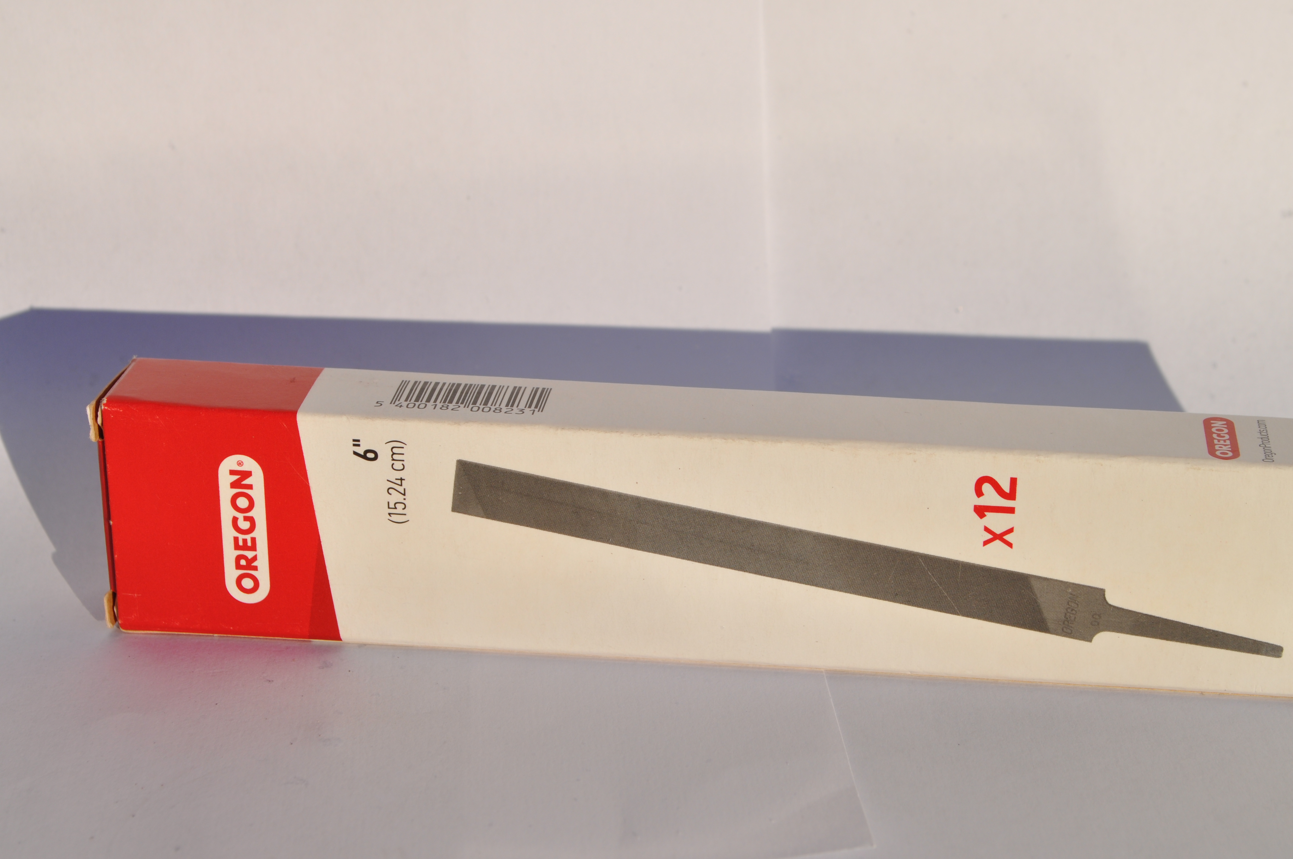 Esche (Oregon) Flachfeile 6" 15,24 cm 12 Stück Pack