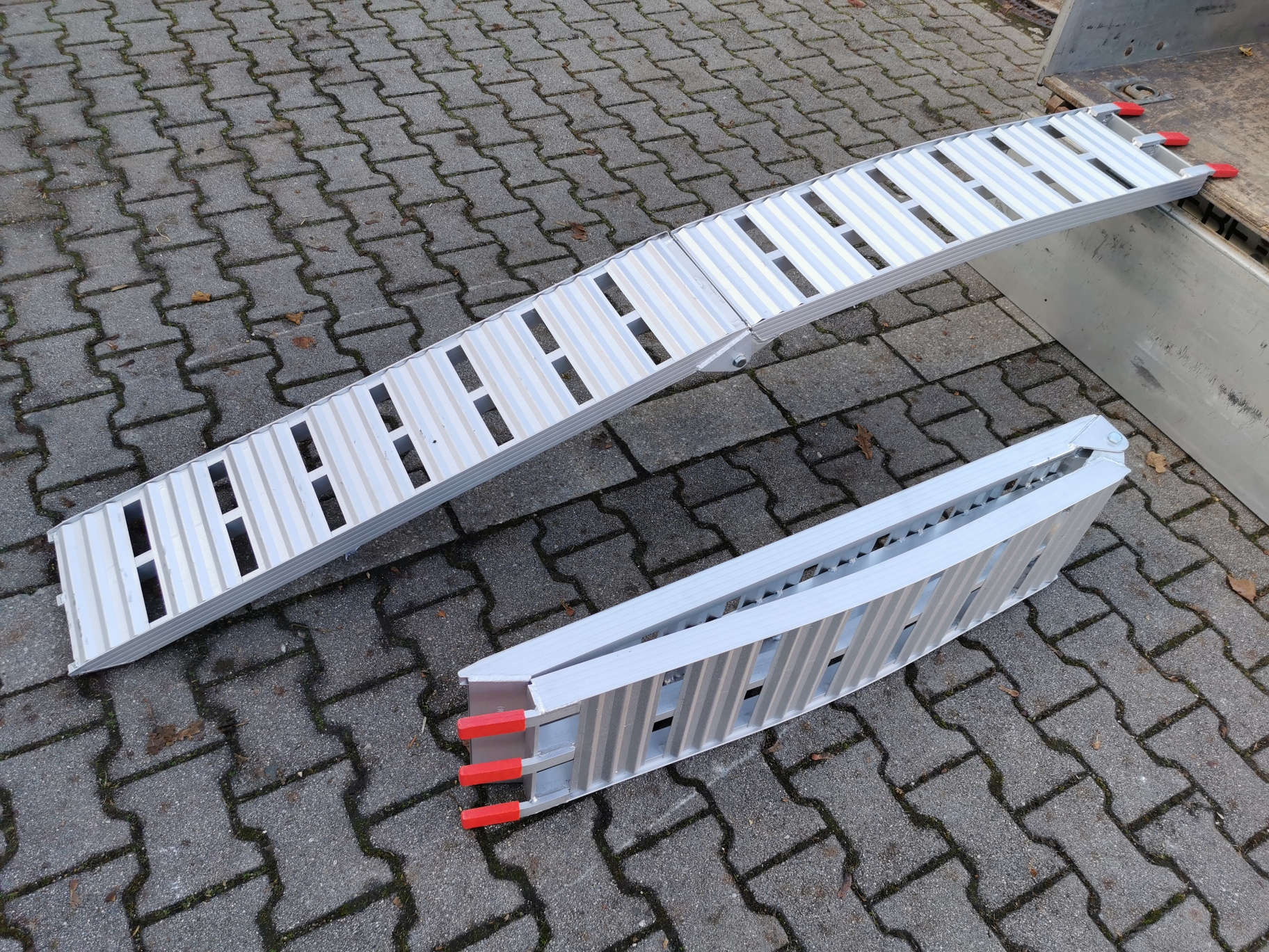 Auffahrrampe-Aluminium klappbare Verladeschienen