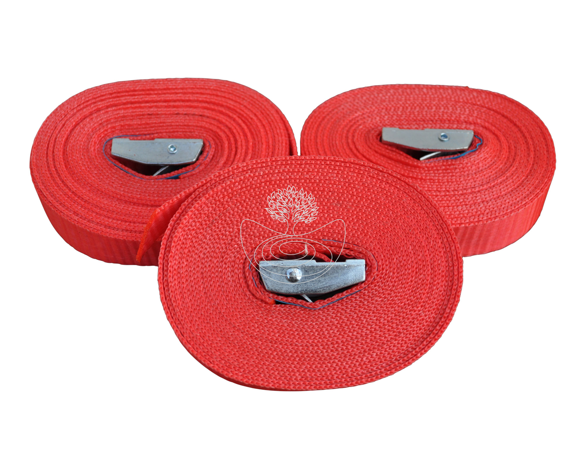 Esche Spanngurt 25 x 5 m rot Zurrgurt 3 Stück Set