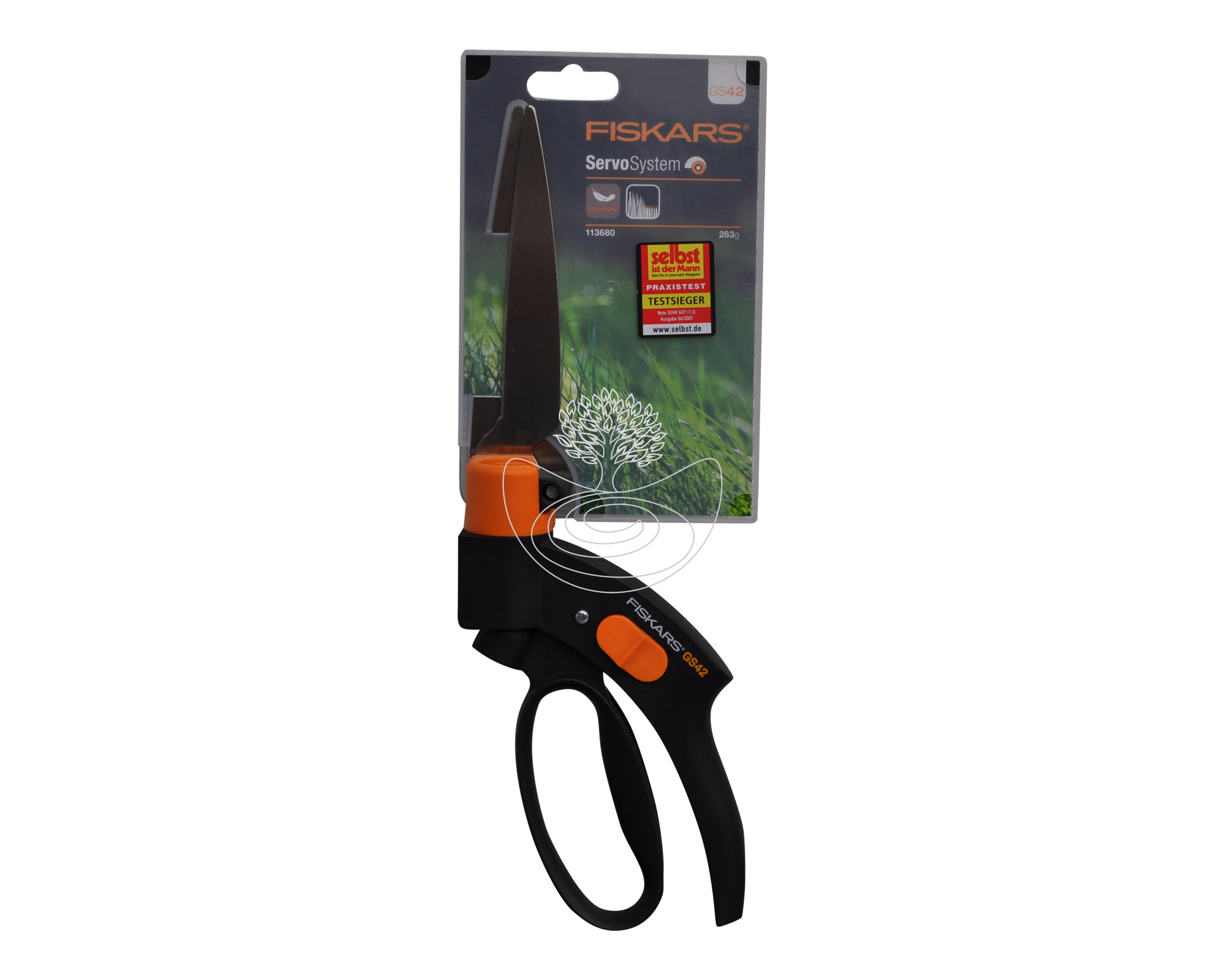 Fiskars Rasenkantenschere Servo System GS42