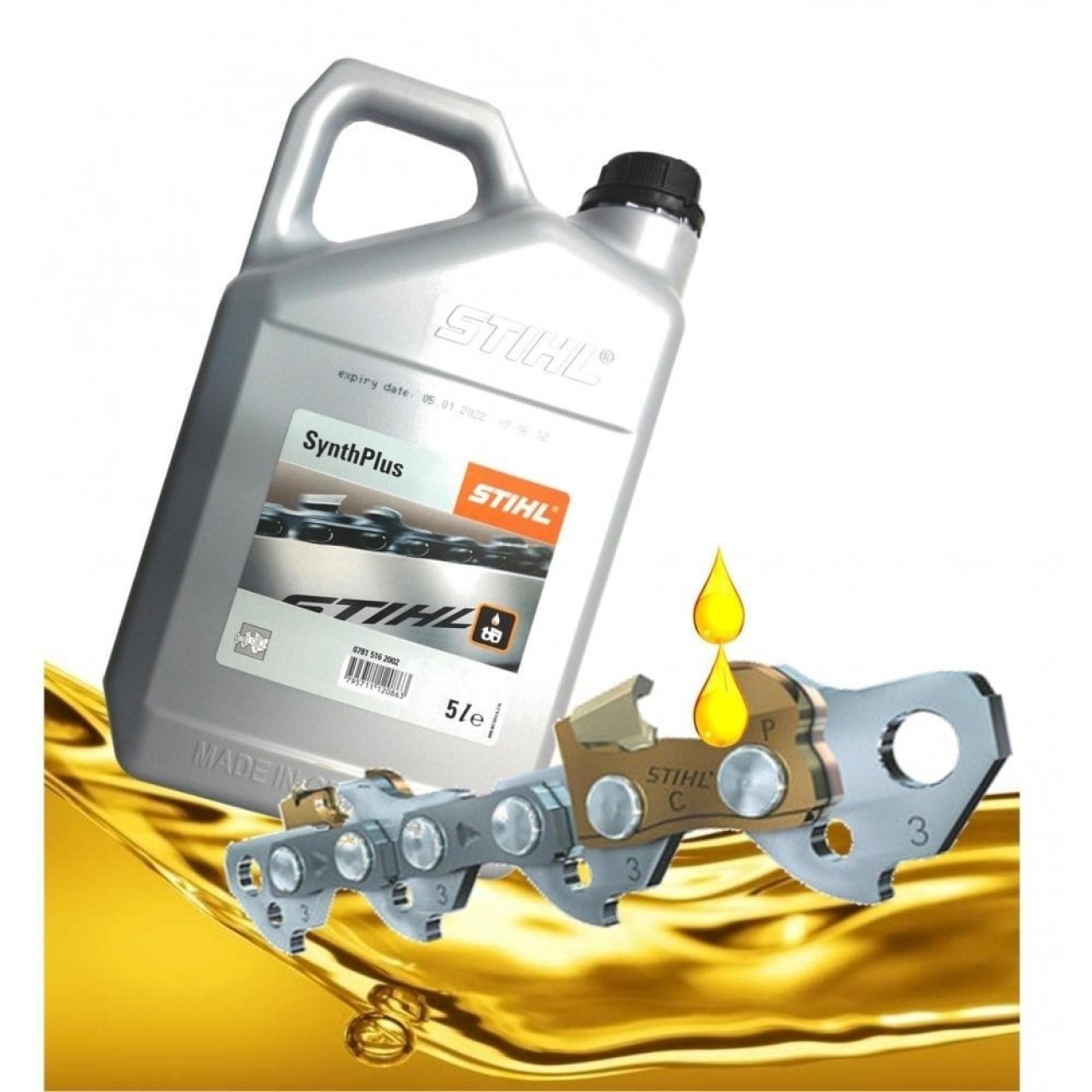 Stihl Haftöl SynthPlus Kettenöl 5 Liter