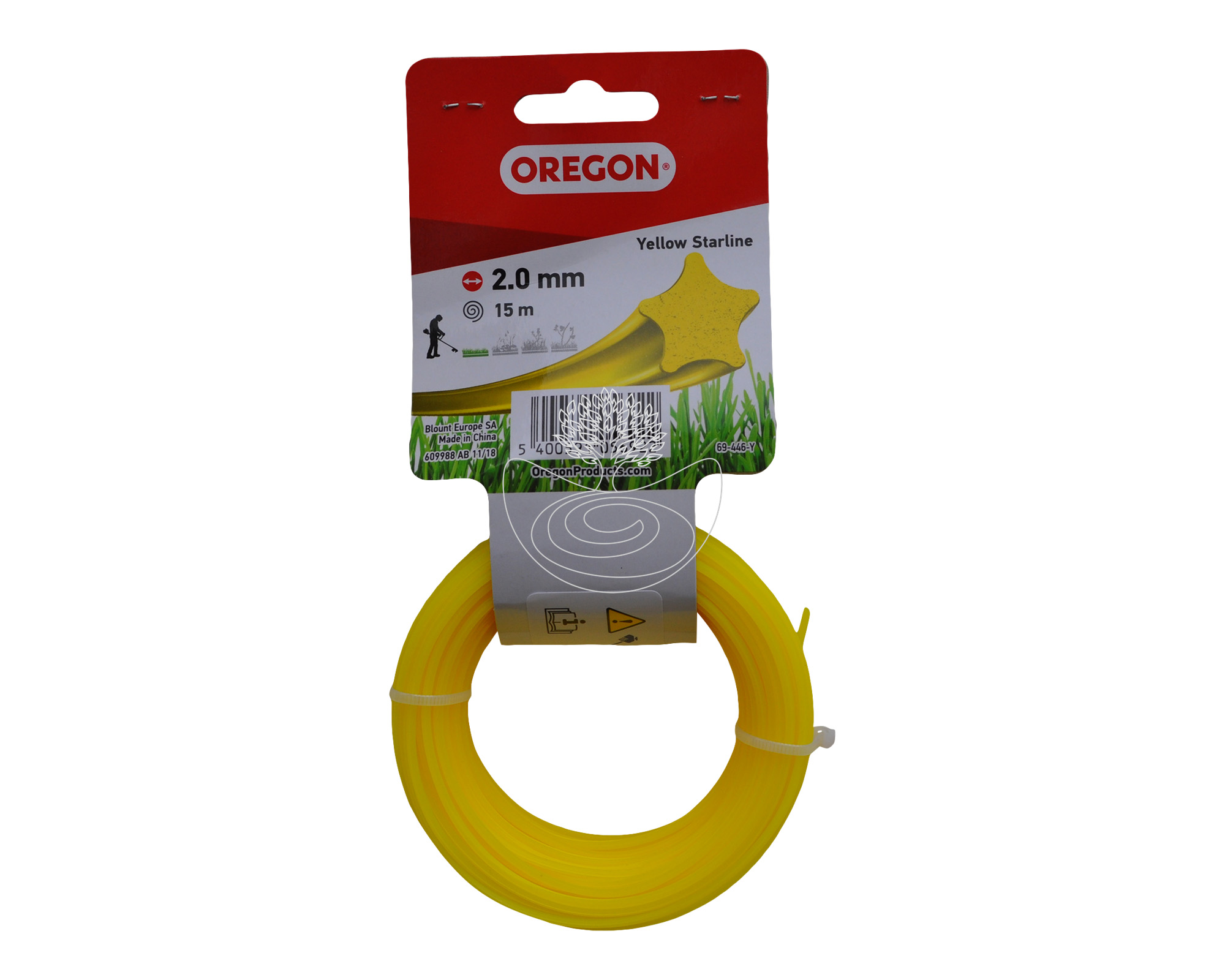 Oregon Yellow Starline Mähfaden 2,0mm x15m