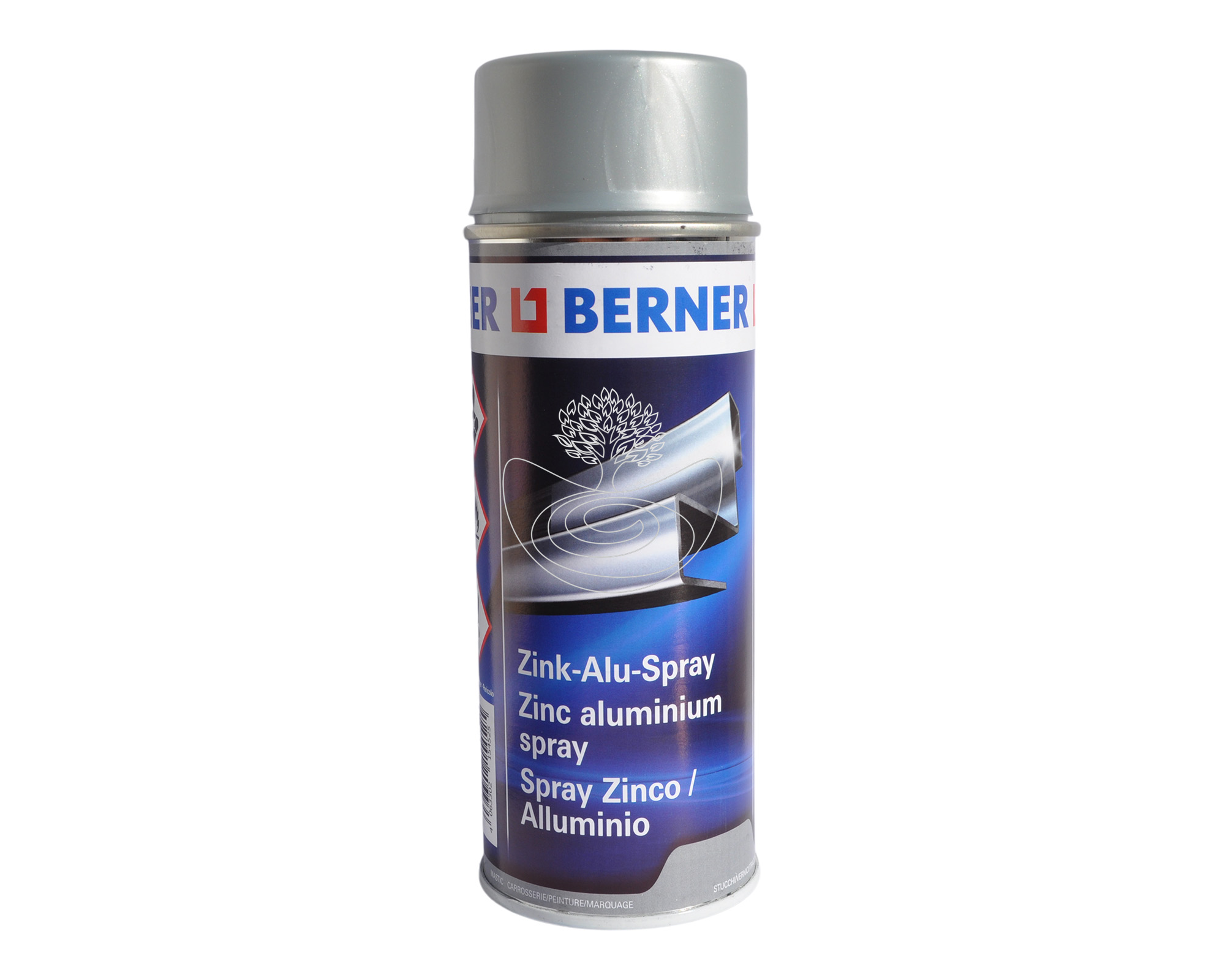 Berner Zink-Aluspray silbergrau 400ml Spray (neue Ausführung)