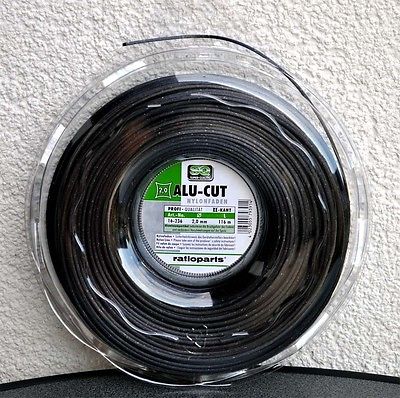 Alu-Cut Nylon- Mähfaden Profi 4-Kant 2,0mm x 110m