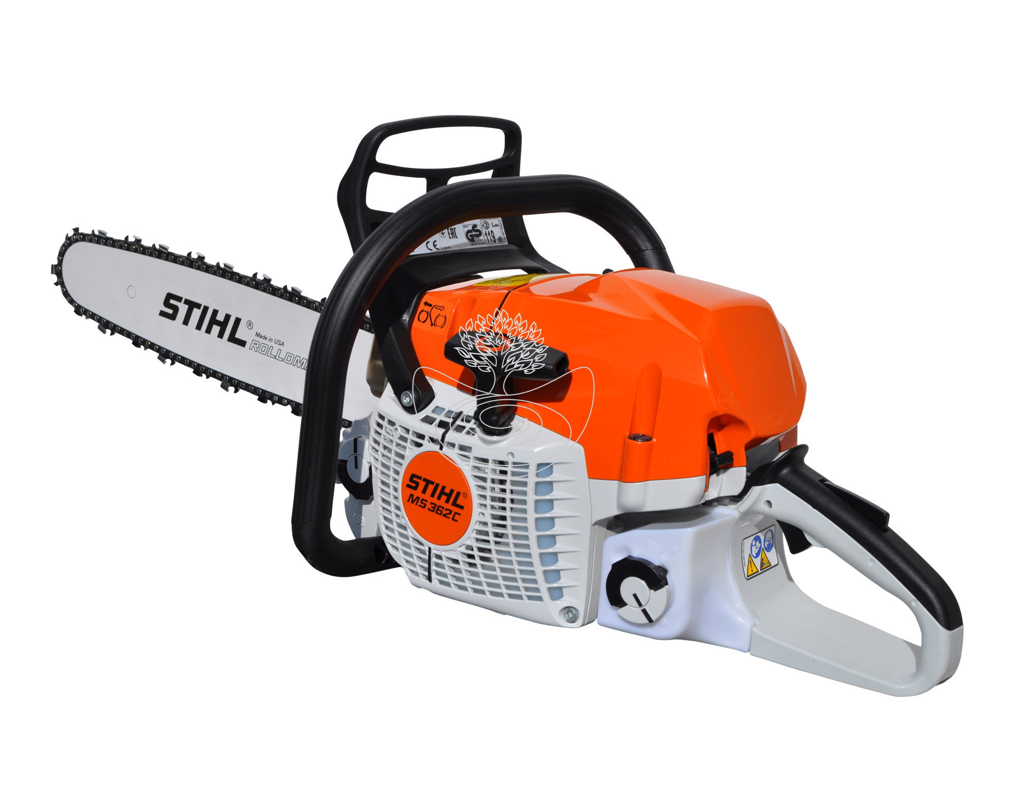 Stihl Motorsäge MS 362 C-M 45 cm Mietgerät Leihgerät mit Video Bedienungsanleitung