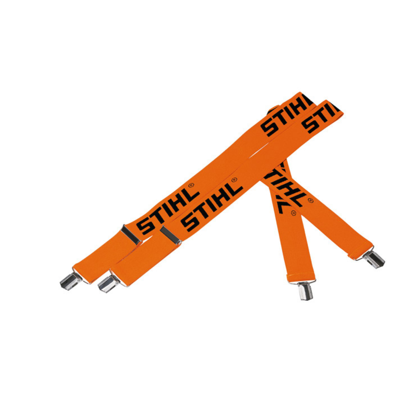 Hosenträger, orange, 120cm zum Knöpfen