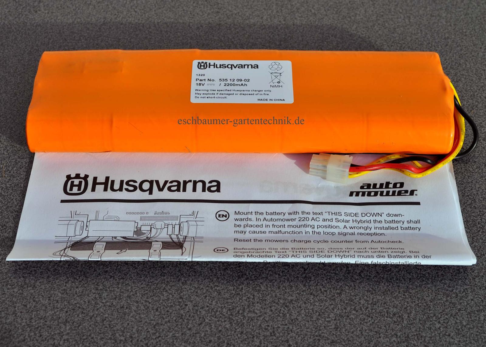 Automower Mähroboter Akku 18V 2,2Ah für 220AC