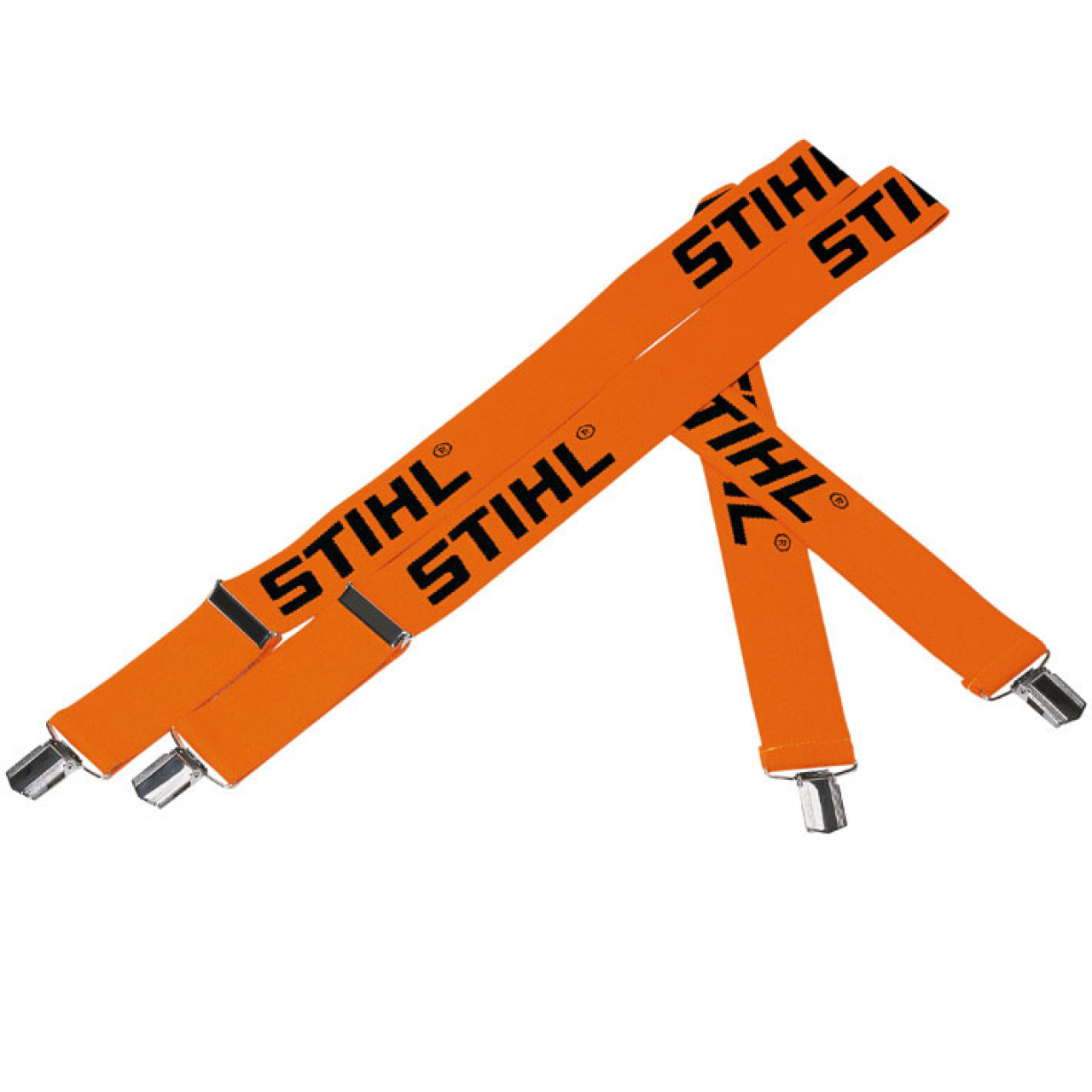 Stihl Profi Hosentäger orange 110 cm mit Metallklips