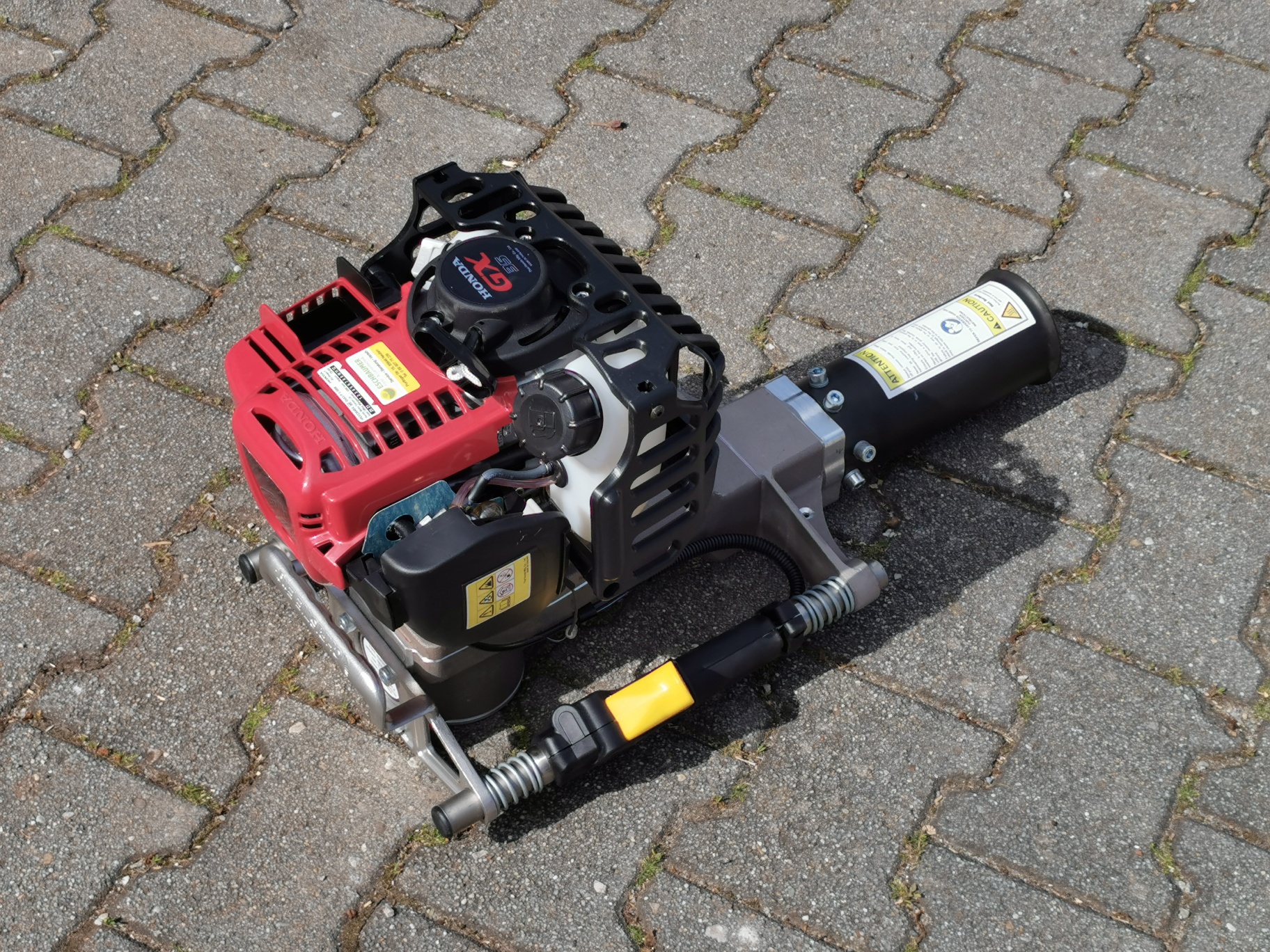 Esche Motorpfahlramme mit Honda 4-Takt Leichtstartmotor