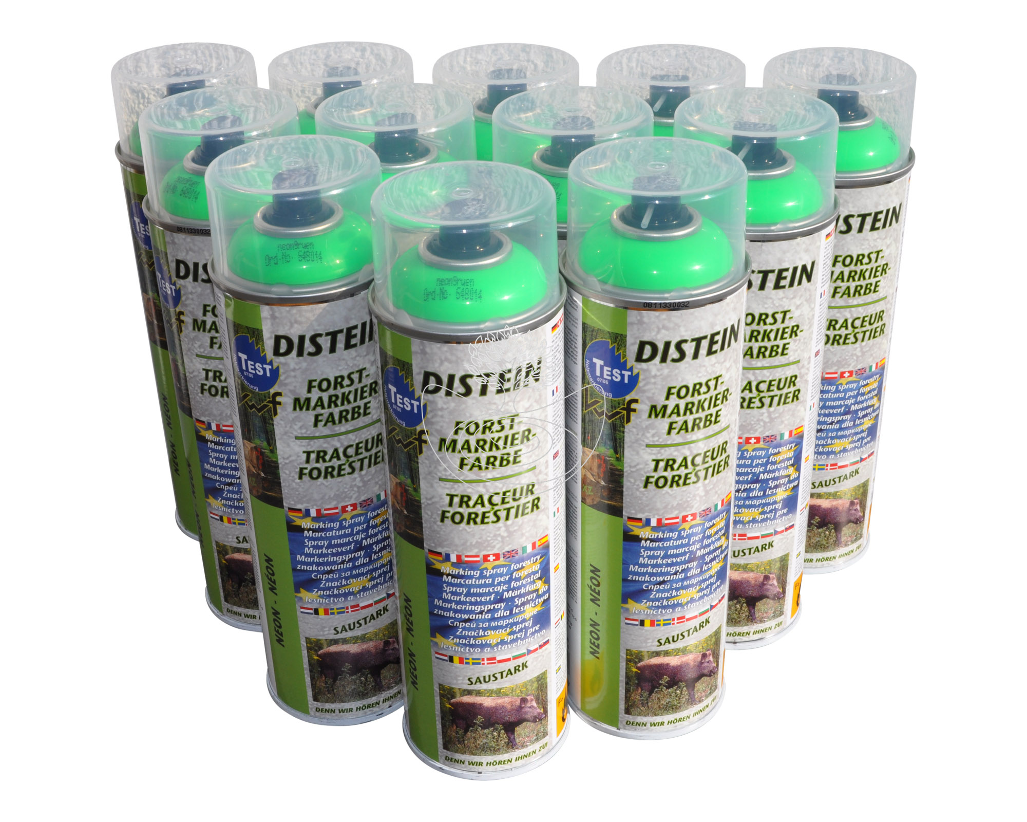 Distein Forstmarkierungsfarbe 12 Stück a, 500 ml grün