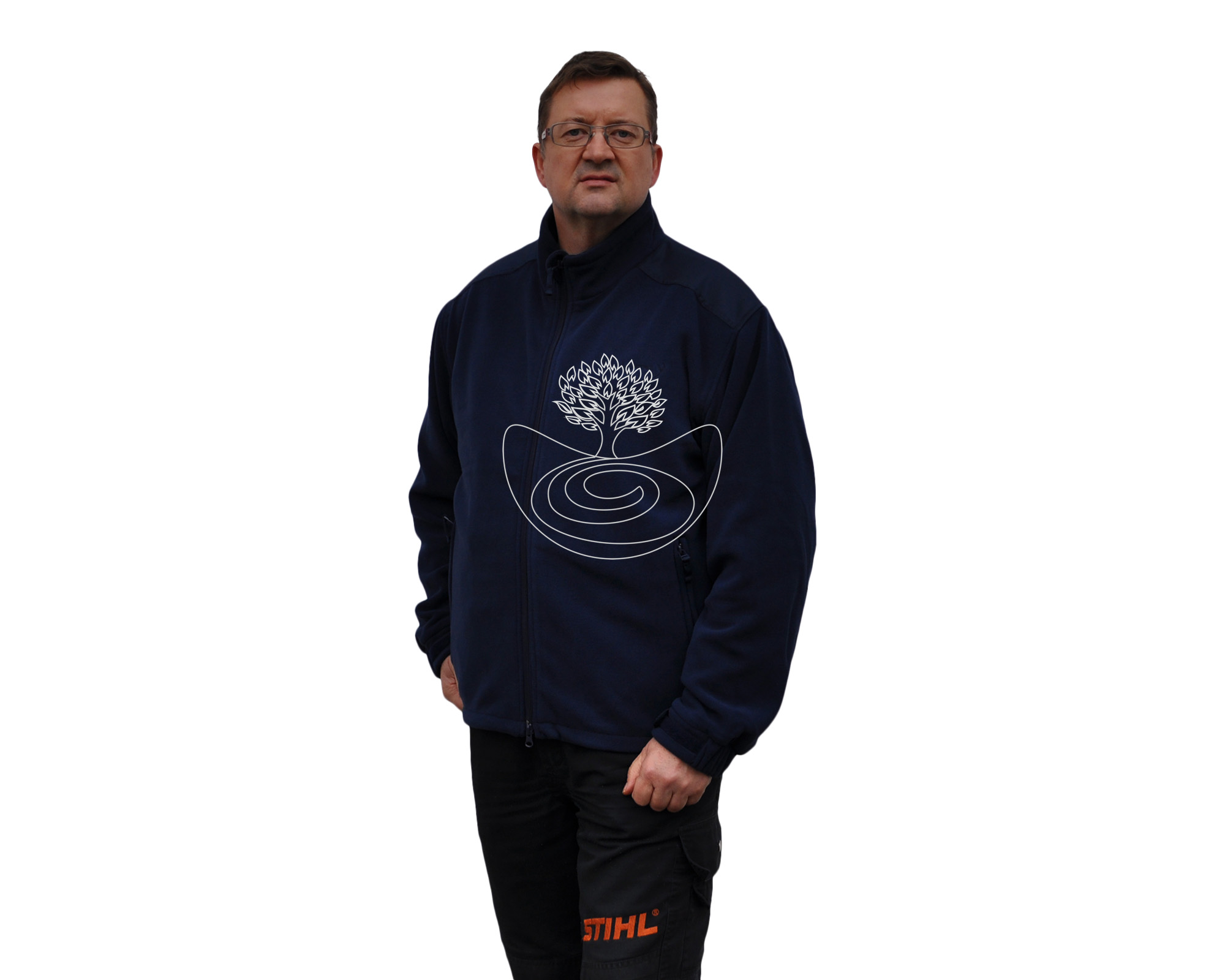 Meindl Fleece-Jacke Meindl in der Farbe Navyblau Seite